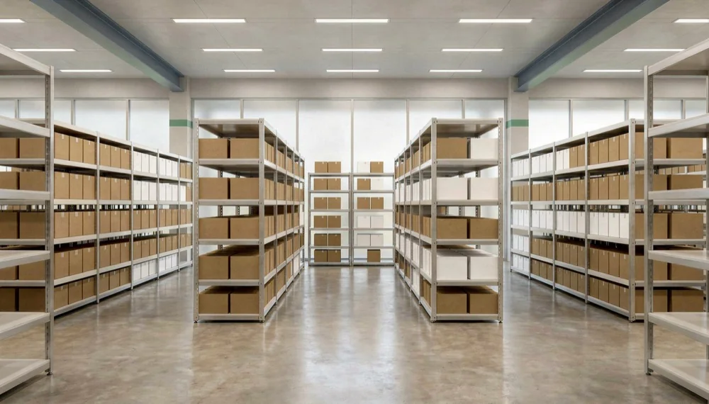 Simulation setting: warehouse