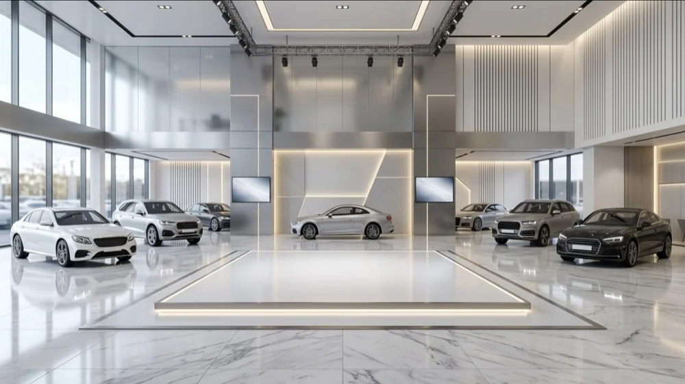 Simulation setting: car dealership