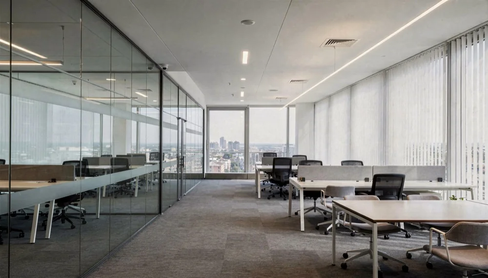 Simulation setting: open-plan office
